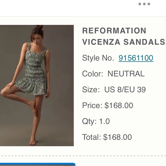 Reformation Vincenza sandals - Picture 4 of 4